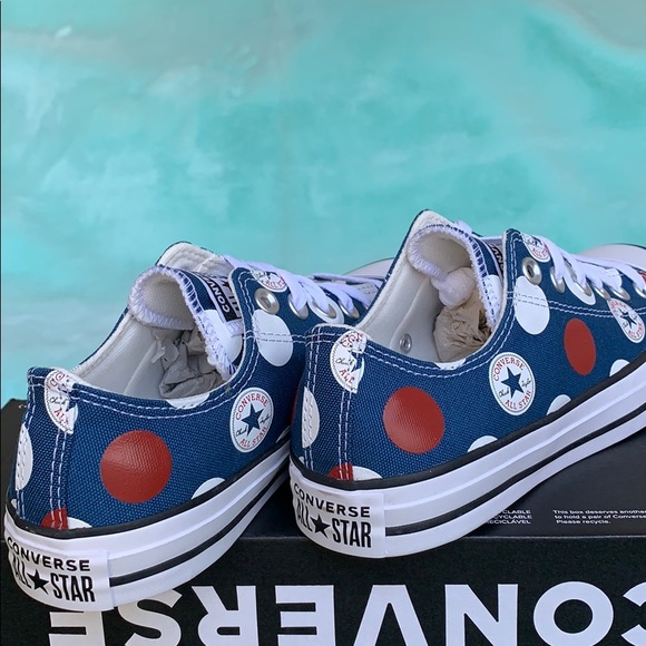 CONVERSE CTAS OX COURT BLUE/UNIVERSITY RED WMNS - Picture 11 of 16